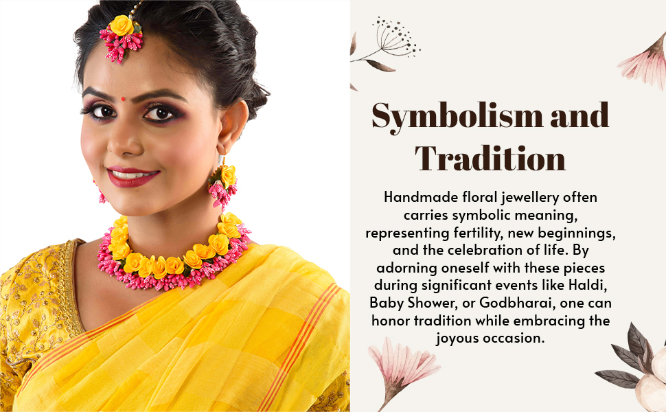 Artificial Flower Jewellery for Women's SPN-JGSP