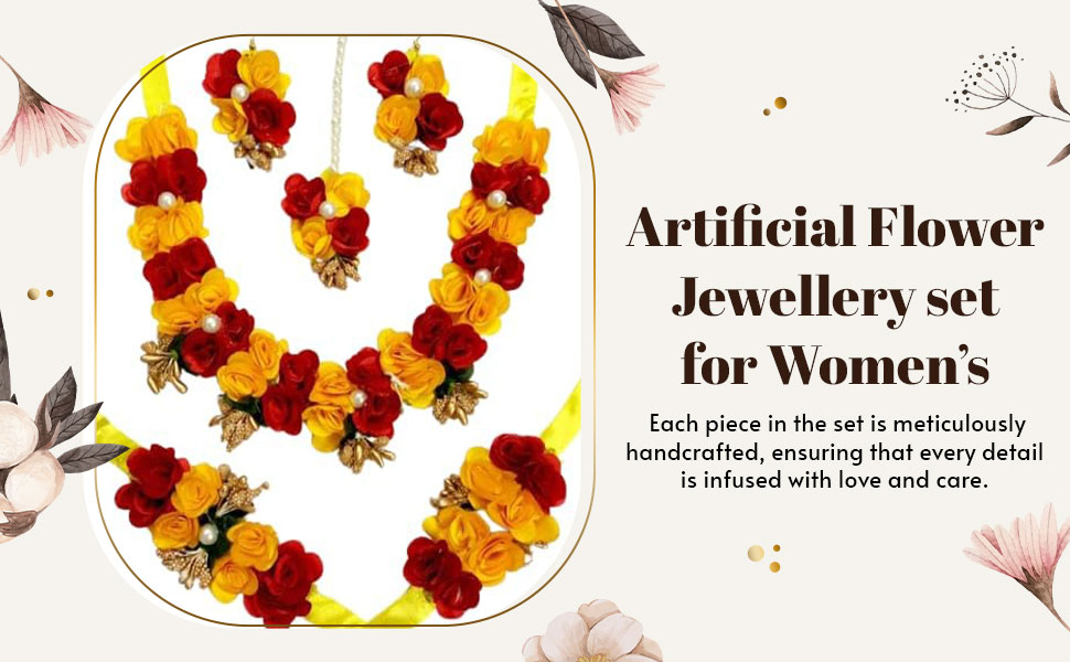 Artificial Flower Jewellery for Women's SPN-JGSP