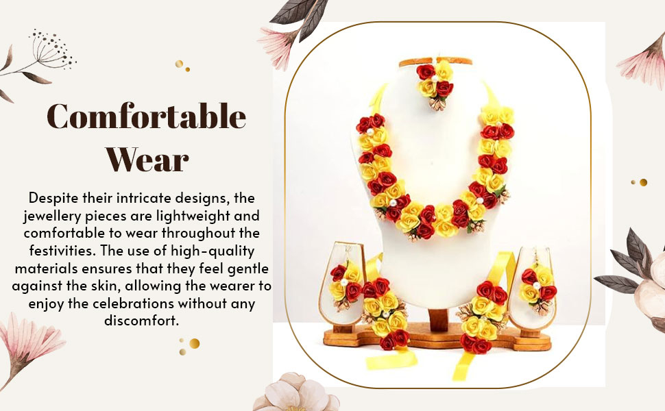 Artificial Flower Jewellery for Women's SPN-JGSP