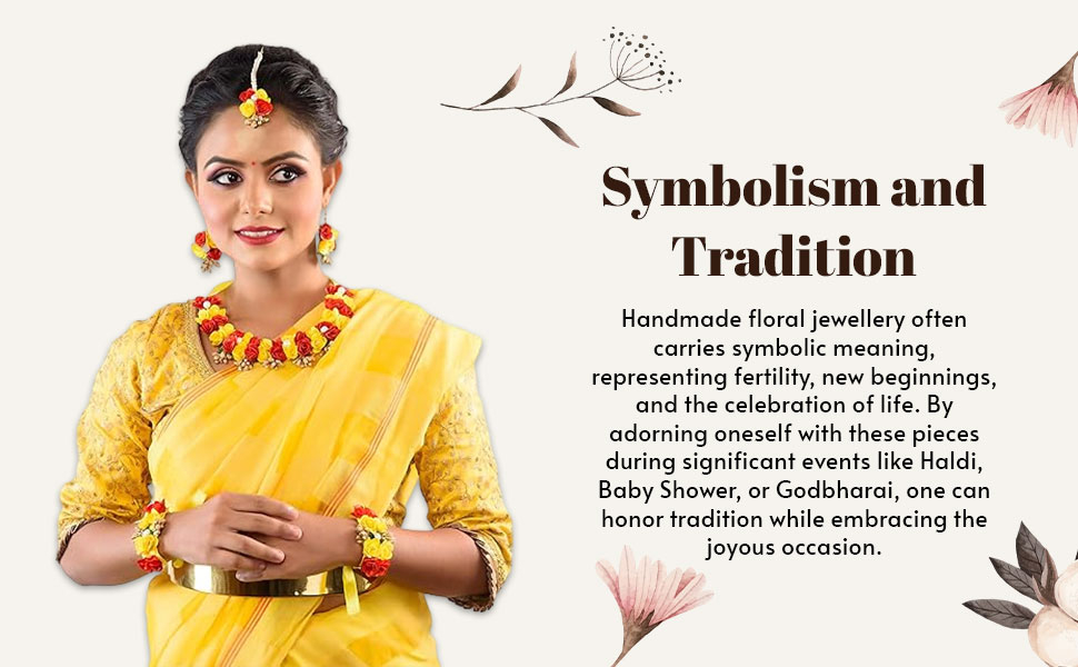 Artificial Flower Jewellery for Women's SPN-JGSP
