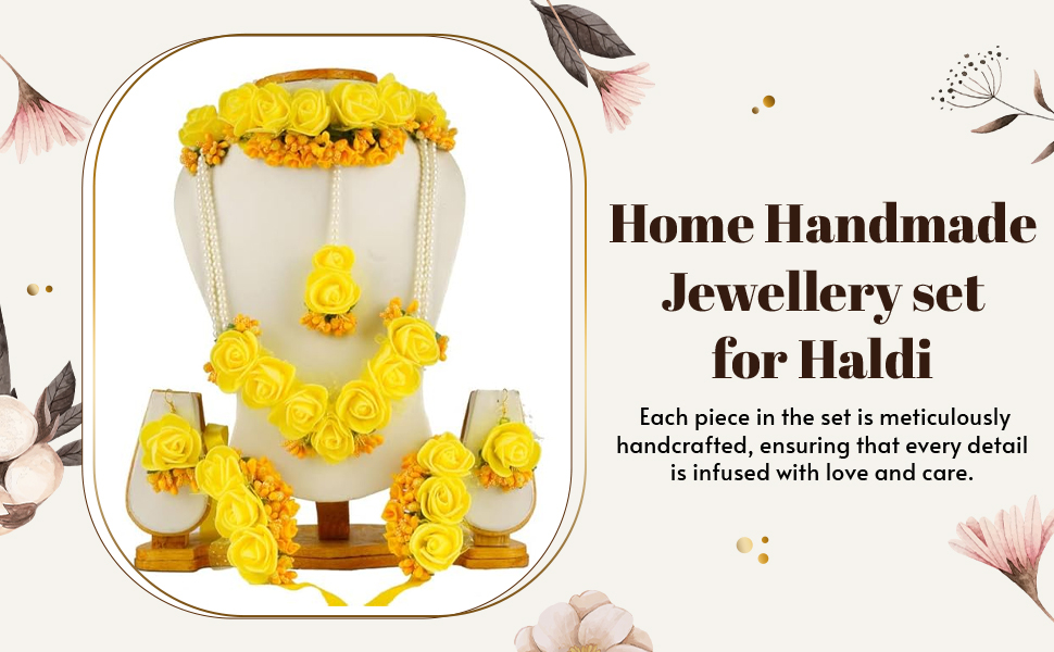 SPN-JGSP Flower jewellery Set for Wedding
