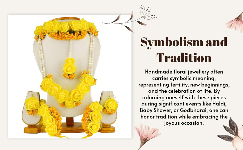 SPN-JGSP Flower jewellery Set for Wedding
