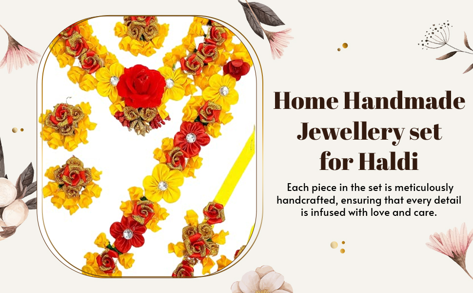 SPN-JGSP Flower jewellery Set for WeddingSPN-JGSP Flower jewellery Set for Wedding