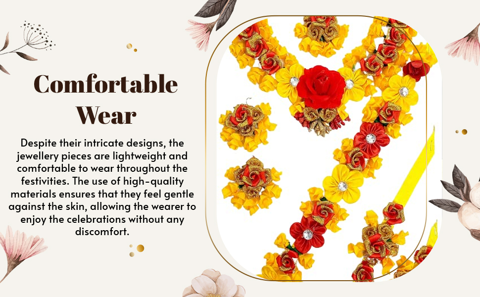 SPN-JGSP Flower jewellery Set for WeddingSPN-JGSP Flower jewellery Set for Wedding
