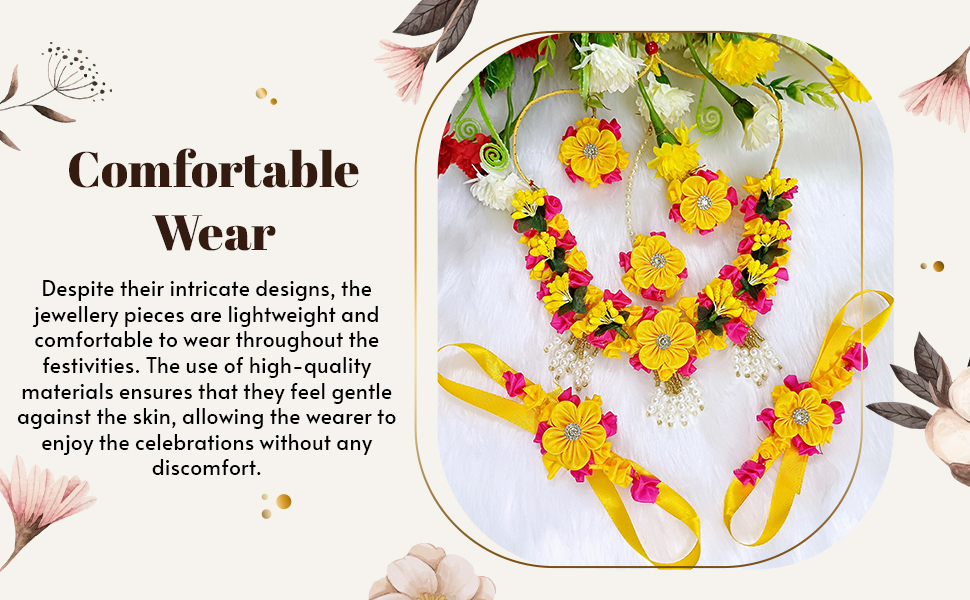 Flowers Jewellery Set For Wedding SPN-JGSP