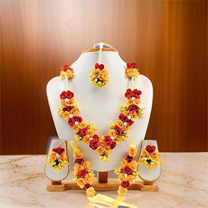Handmade Jewellery set for Haldi SPN-JGSP