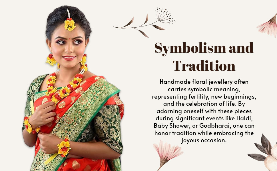 Handmade Jewellery set for Haldi SPN-JGSP