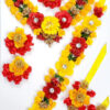 BengCraft Floral Jewellery Set for Bride, Artificial Flower Jewellery for Haldi Mehndi jewelry for Mom, Women Bridal Jewellery Set - Image 2