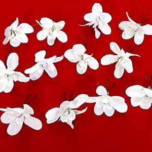 Women’s White Orchid Flower Hair P...